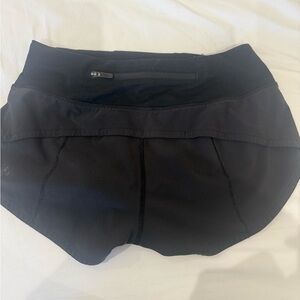 Lululemon Athletica Black Athletic Shorts Elastic Waistband